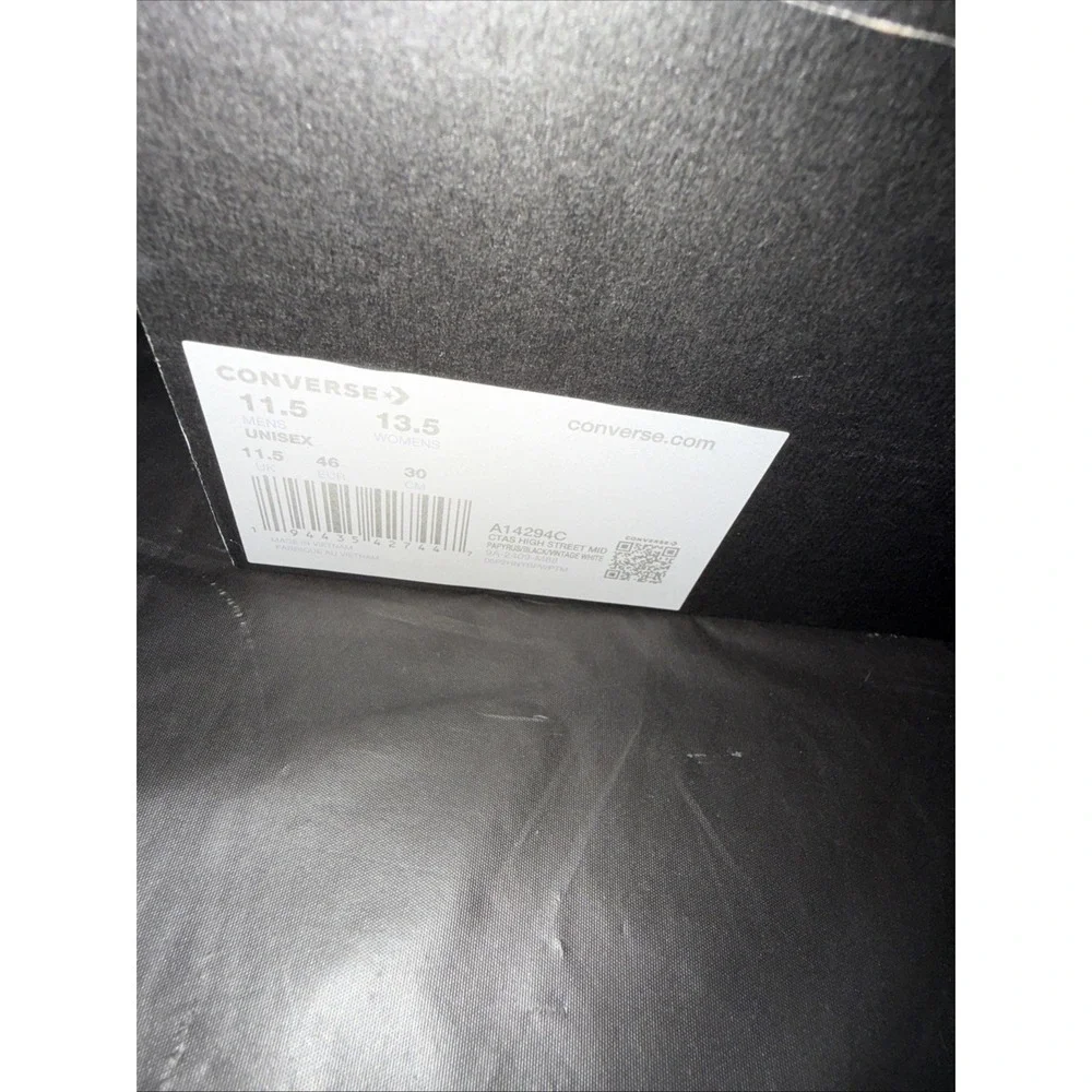 Converse Chuck Taylor All Star High Street Mid‎ Shoe Tan/Black/White Unisex - Picture 8 of 8